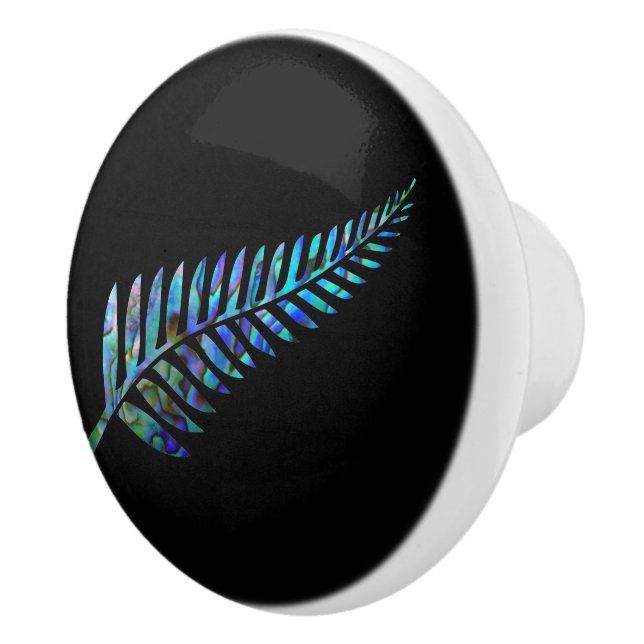 KIWI NEW ZEALAND PAUA FERN KERAMIKKNAUF (Rechts)