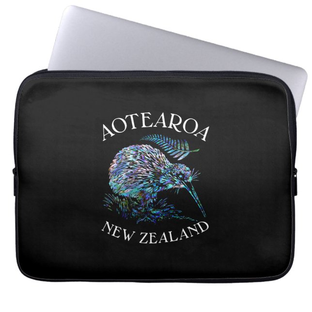 KIWI NEW ZEALAND PAUA LAPTOP SLEEVE (Vorderseite)