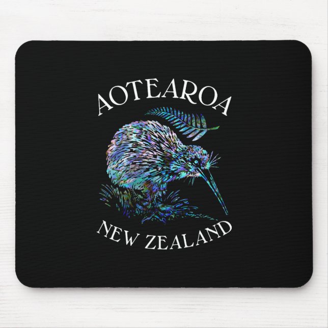 KIWI NEW ZEALAND PAUA LAPTOP SLEEVE MOUSEPAD (Vorne)