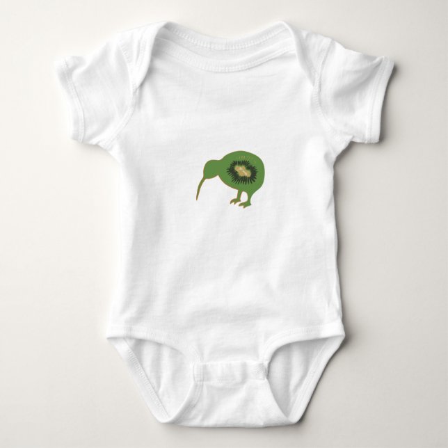 Kiwi nz Kiwifruit Baby Strampler (Vorderseite)