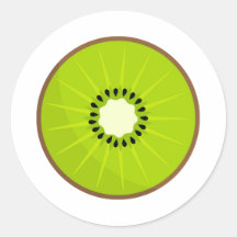 Kiwi Obstaufkleber