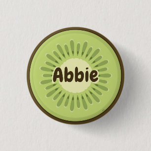 Kiwi Obstschale Button