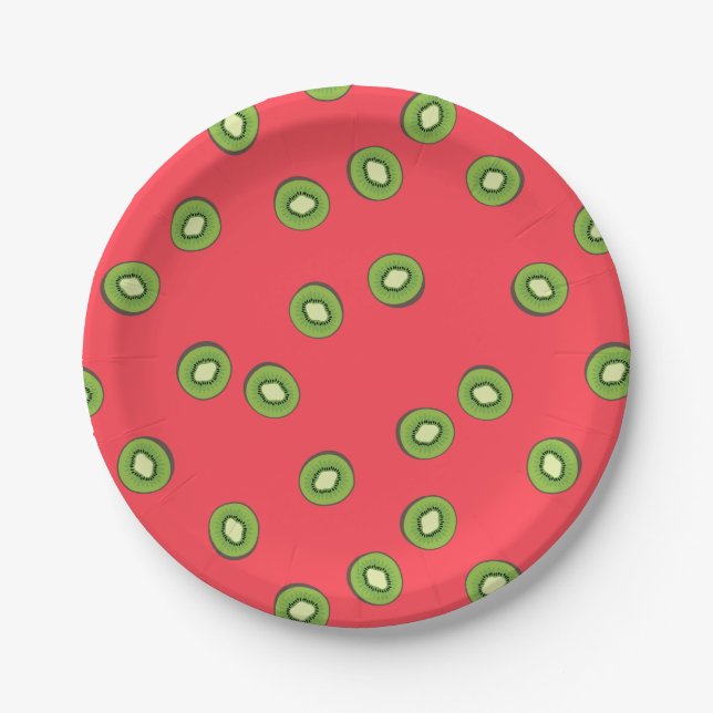 Kiwi Pappteller (Vorderseite)