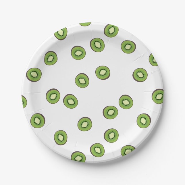 Kiwi Pappteller (Vorderseite)