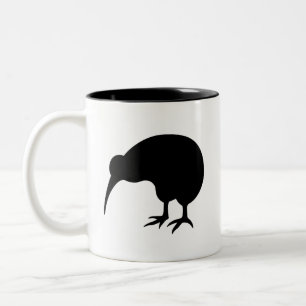 "Kiwi-" Piktogramm-Tasse Zweifarbige Tasse