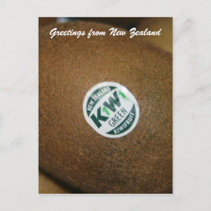 Kiwi Postkarte