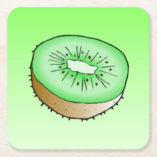 Kiwi Pulpboard-Untersetzer Rechteckiger Pappuntersetzer