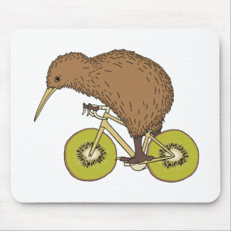 Kiwi-Reitfahrrad mit Kiwi-Rädern Mousepad
