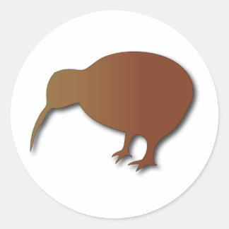 Kiwi Runder Aufkleber