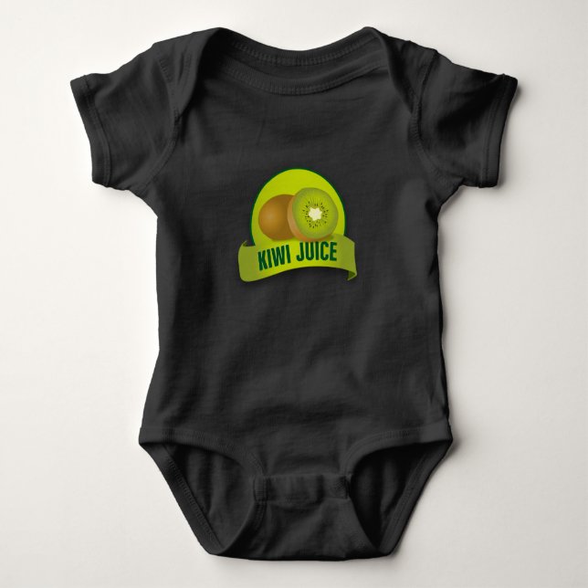 Kiwi-Saft Baby Strampler (Vorderseite)
