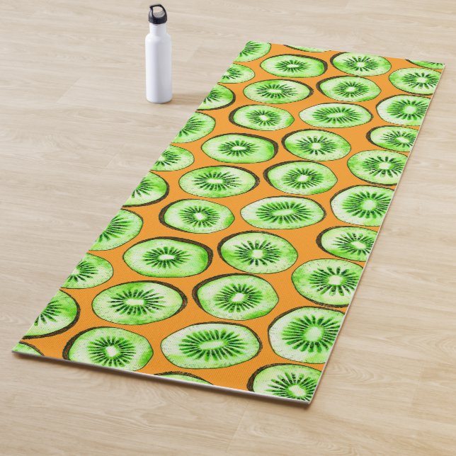 Kiwi-Scheiben Yogamatte (Beispiel)