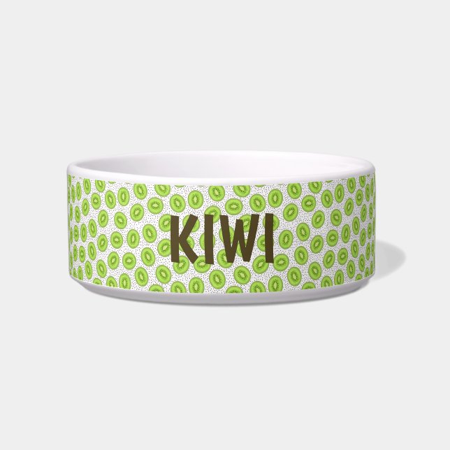 Kiwi Seeds Keramik Pet Bowl Napf (Vorderseite)