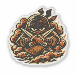 Kiwi Shadow Ninja — Lustiges Frucht Dunkel Ninja V Aufkleber