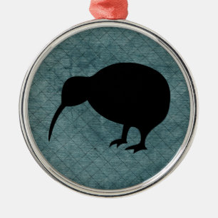 Kiwi Silbernes Ornament