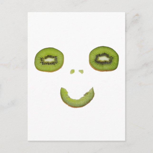 Kiwi - Smile - Postkarte (Vorderseite)