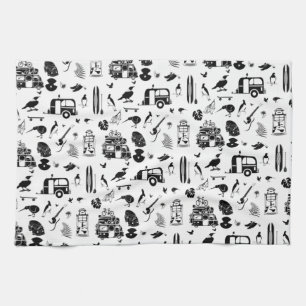 Kiwi Sommermuster TRANS Geschirrtuch