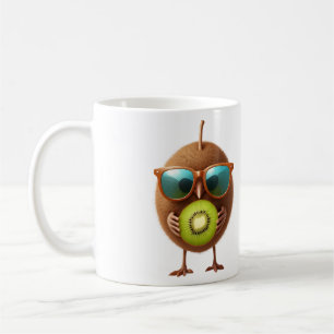 Kiwi Spaß fröhlich Urlaub Tropische Getränke Früch Kaffeetasse