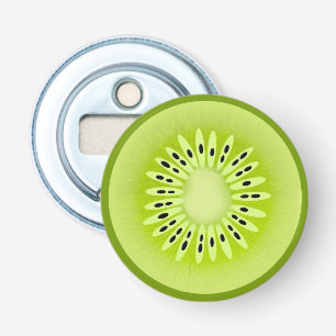Kiwi Stilisierter Obstschnitt Flaschenöffner