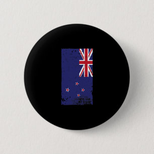 Kiwi-Stolz Reise Urlaub Neuseeland-Flagge Button