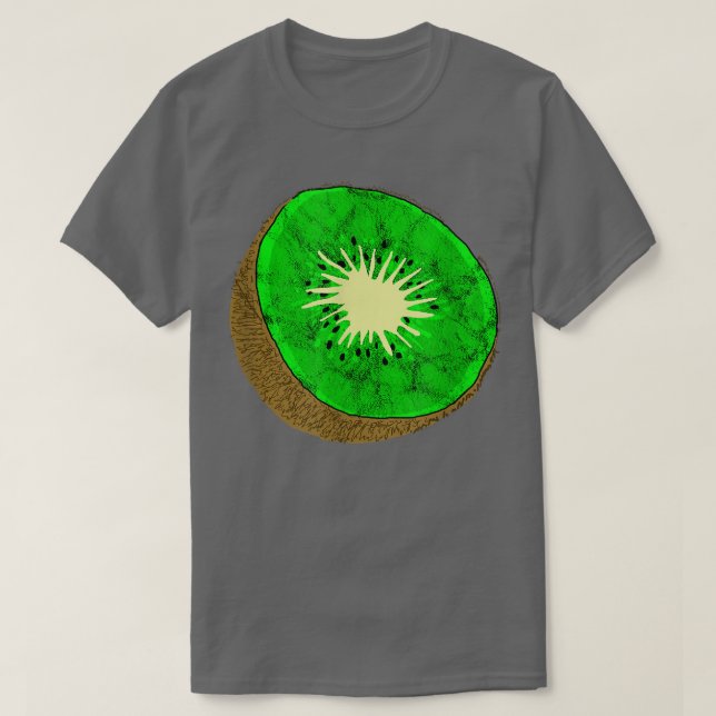 Kiwi Summer Tropical Sour Fruit Vegetarian Fruitar T-Shirt (Design vorne)