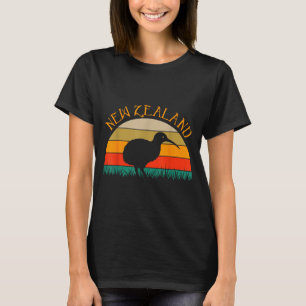 Kiwi Vogel nz Reise Neuseeländer Neuseeland T-Shirt