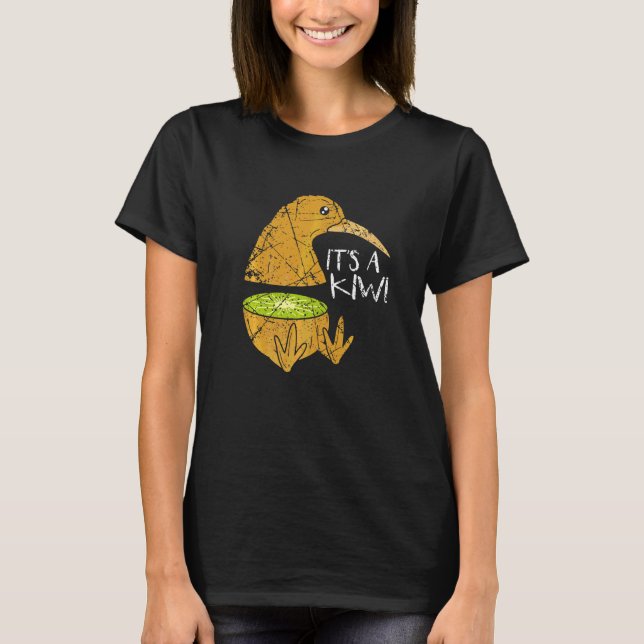Kiwi-Vogelfrucht T-Shirt (Vorderseite)