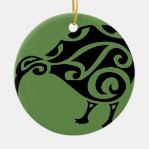 KIWI von AOTEAROA Neuseeland Keramikornament