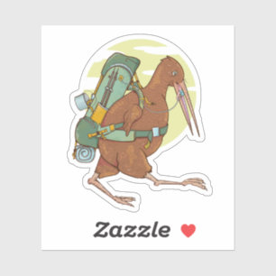 Kiwi Wandertour Aufkleber