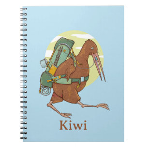 Kiwi Wandertour Notizblock
