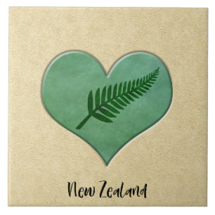 Kiwiana Neuseeland Greenstone Design Dekor Fliese
