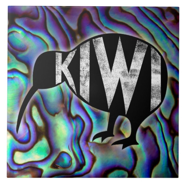 Kiwiana Neuseeland Vogel-Entwurfs-Dekor-Fliese Fliese (Vorderseite)