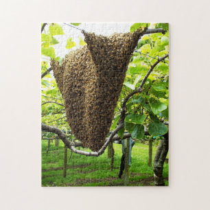 Kiwifruit-Bienen-Bienenstock-Puzzlespiel Puzzle