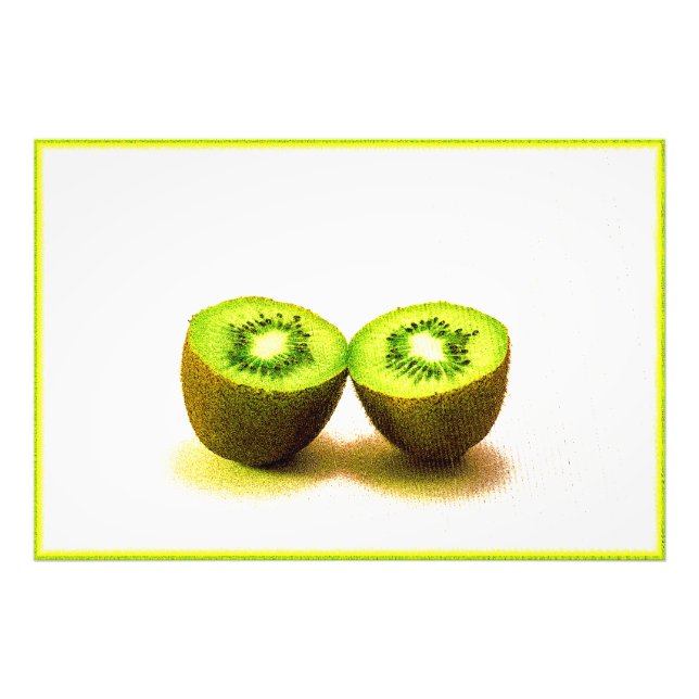 "Kiwifruit" Niedliches Foto. Jetzt kaufen Fotodruck (Vorne)