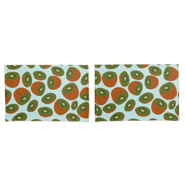Kiwifruit Pattern Kissenbezug (Vorderseite-Set)