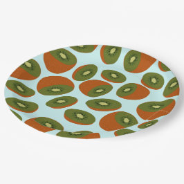 Kiwifruit Pattern Pappteller