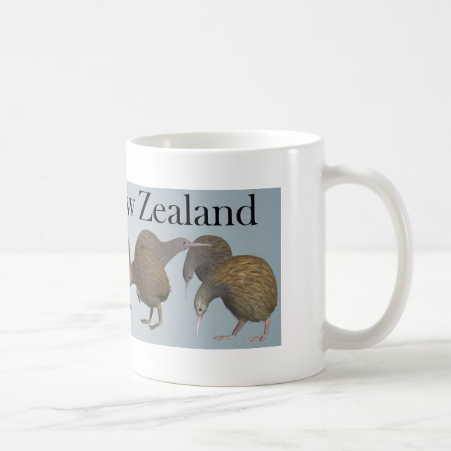 Kiwis von Neuseeland-Tasse Tasse (Rechts)