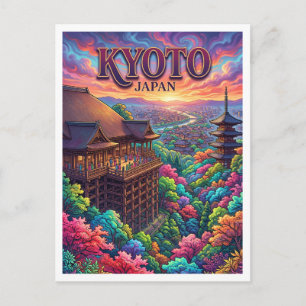 Kiyomizu-dera Kyoto Japan Postkarte