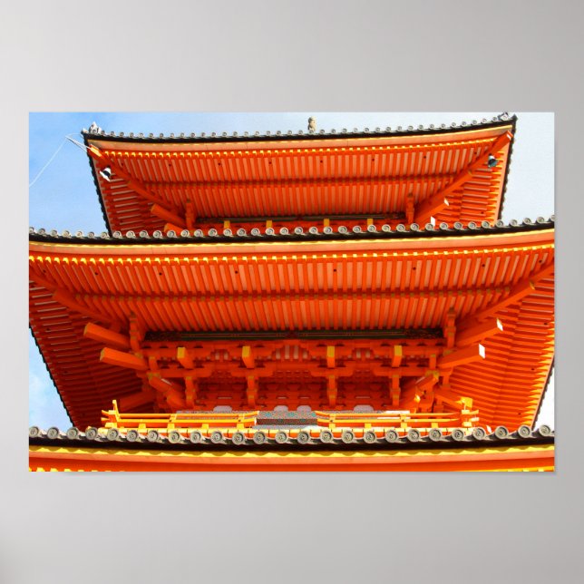 Kiyomizu-dera-Tempel, Kyoto, Japan Poster (Vorne)