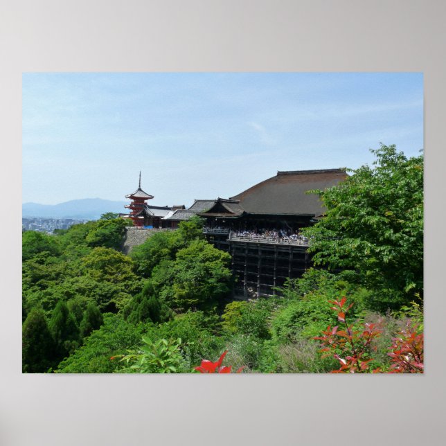 Kiyomizu-dera Temple Kyoto Japan Poster (Vorne)