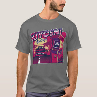 Kiyoshi Personalisierter Vintage-Gamer 80er 90er T-Shirt