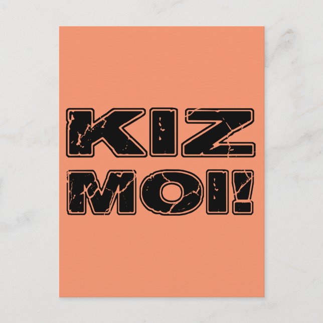 Kiz Moi! Kizomba French Postkarte (Vorderseite)