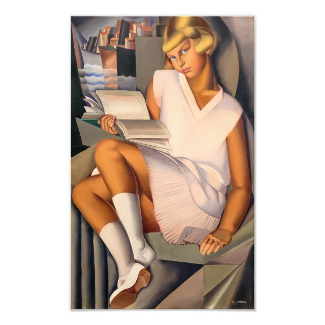 Kizette en Rose | Tamara de Lempicka | Fotodruck (Vorne)