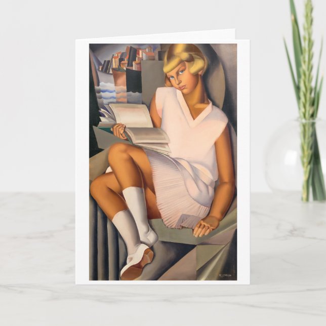 Kizette en Rose | Tamara de Lempicka | Karte (Vorderseite)