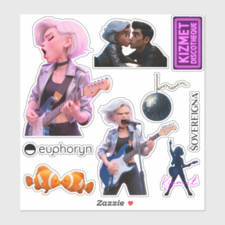 Kizmet Collection: Official MV Kiss-cut Aufkleber