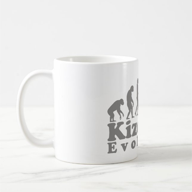 Kizomba Evolution Grau Logo Tasse (Links)