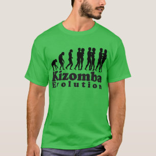 Kizomba Evolutions-Schwarz-Logo T-Shirt