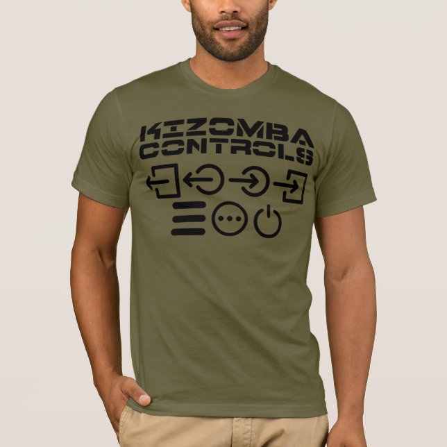 Kizomba Kontrollen T - Shirt (Vorderseite)
