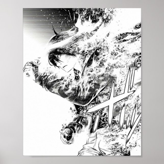 Kizumonogatari Manga Poster (Vorne)