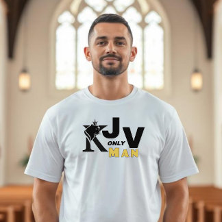 KJV Only Mann - Gekrönter Löwe T-Shirt