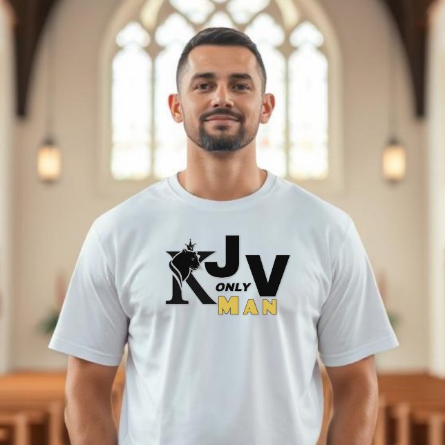 KJV Only Mann - Gekrönter Löwe T-Shirt (Von Creator hochgeladen)